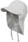 Petinard Label Musselin Sonnenhut mit Nacken- und Ohrenschutz zertifizierter UV-Schutz (UPF 50+) für Babys und Kinder Schirmütze - Unisex (Grau, 52)