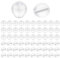 150 Stück Ohrring Verschluss, Silikon Ohrring Stopper,Transparent Ohrring Stecker,Anti-Allergie Ohrringverschlüsse Verschluss Ohrstecker für alle Arten von Ohrringen Mädchen