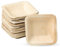 EcoWise 20 Palm Leaf Bowls 5 Square Areca Leaf Wooden Bowls - Eco-Friendly Biodegradable Disposable Bowls for Hot Food - Serving Bowls for Parties, Weddings & Catering