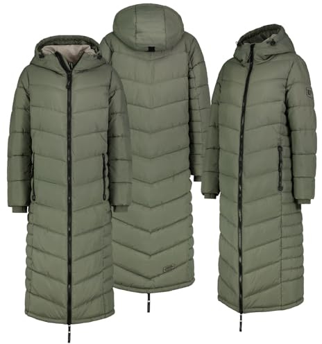 Sublevel Winter Jacke Parka Steppjacke Steppmantel Wintermantel Lange Mantel Extra lang 126 cm