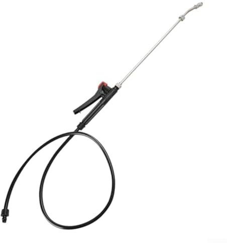 Baguette d'arrosage de jardin de 73,7 cm, pulvérisateur pour lance avec tuyau, baguette de pulvérisation en acier inoxydable avec buse réglable, pulvérisateur pour lance pour lavage de voiture