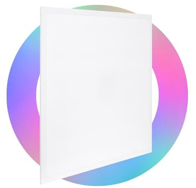 Plafonnier LED Backlight – 60 x 60 cm – 36 W – CCT + RGB IC – Avec télécommande