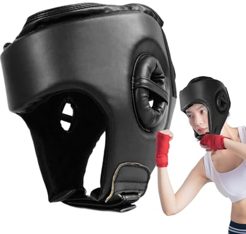 Husoiuy Protector de cabeza | Protección de cabeza de boxeo para niños | Protector de cabeza ajustable para orejas, mejillas y cara - Para mujeres y hombres, sparring, entrenamiento, artes marciales