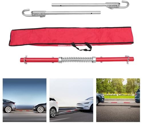 3 Tonne Steel Towing Pole Used to Connect Two Vehicles Towing Pole Steel Pipe Tow Bar 1.85m Length Emergency Recovery Tow for Car, off-road Vehicles