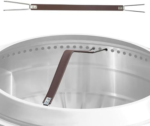 Tragegriff Für Feuerstelle,Feuerstelle Werkzeug | Tragbarer Griff Mit Edelstahl Haken Für Grill Camping Outdoor Indoor Tisch Wanderung
