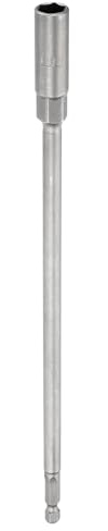 QUARKZMAN Douille À Clé À Choc 10mm Métrique 1/4 10 (250mm) Extra Longue | Tige Hexagonale, 6 Points, Douilles À Changement Rapide Acier 40Cr, Pour Embouts Boulon Visseuses
