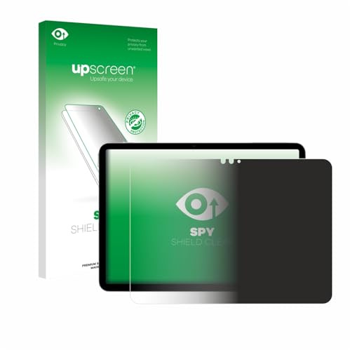 upscreen Anti-Spy Blickschutzfolie für Apple iPad Air 11 M4 2026 Made in Germany, Privacy Displayschutz-Folie [Sichtschutz, Blaulichtfilter]