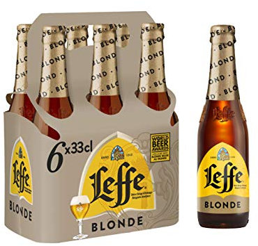 Bière Blonde Belge D'abbaye Leffe 6.- 6x33cl