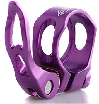 UPANBIKE Aluminum Alloy Bike Seatpost Clamp Hollow Quick Release 31.8mm 34.9mm Tube Clip