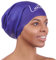 Bonnet de Bain pour Cheveux Longs - Bonnets de Natation pour Femmes et Hommes - Bonnets de Piscine Extra Large - Bonnet de Bain Tissu - Dreadlocks (Bluebonnet Bleu XL)