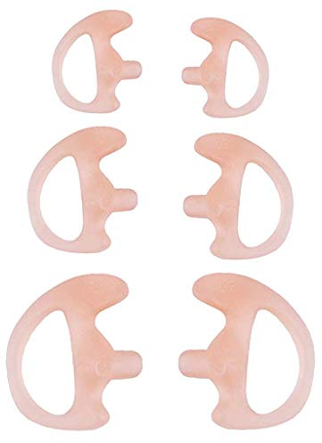 Baoblaze 3 Paar Ohreinsatz für Zwei Schallschlauch Headset, 3 Größen