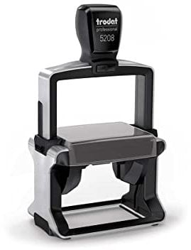 Trodat Textstempel Professional 4.0, 12-zeilig, Groß, Gummi, Rechteckig, Gummistempel