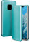 ONEFLOW Business Case für Huawei Mate 20 Pro Handyhülle klappbar mit Standfunktion, Klapphülle Flipcase Cover Dünn, PU Leder Hülle mit Kartenfach, 360 Grad Schutzhülle, Mint Blau