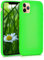 kwmobile Case Compatible with Apple iPhone 11 Pro Max Case - Soft Slim Protective TPU Silicone Cover - Neon Green