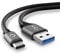CELLONIC Cavo USB Dati 2m Compatibile con Huawei P40, P40 PRO / P30, P30 Lite / P20, P20 PRO / P10 / Mate 30, Mate 30 PRO/Mate 20 Cavetto di Ricarica USB C a USB A 3.0 Filo Carica 3A Grigio Nylon