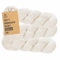 HANSA-FARM | Alpacare 100% die 1. maschinenwaschbare Baby Alpakawolle - 300 Set DK (3 x 100g) - Noch weicher, kratzfreier & langlebiger - Alpaka Wolle zum Stricken & Häkeln - Natur