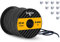 fuxton® Gummiseil (6 mm x 10m + 10 Würgeklemmen), Expanderseil, Gummileine, Bungee Cord Marine, Spanngummi Meterware, schwarz