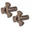 sourcing map Microwave Oven Turntable Roller Support Coupler Shaft Replacement 6mm x 8mm 2 Pcs