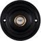 Wired Iron Doorbell Chime with Brass Porcelain Push Button Black Powder Coat finish vintage Door Bell of Size 3 Dia.