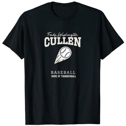 Cullen Baseball, Forks, Washington home of thunder ball T-Shirt