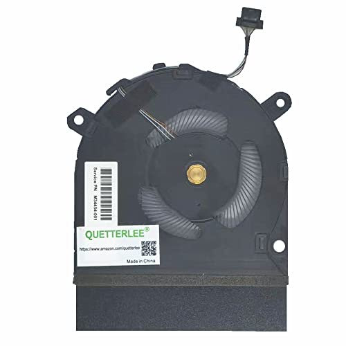 QUETTERLEE Replacement New Laptop Discrete Graphics Card CPU Cooling Fan for HP Pavilion Star 14-DV TPN-Q244 Series M24539-001 ND75C39-20B03 EG50040S1-CL30-S9A Fan