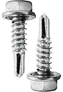 DOJA Industrial | Tornillos Autotaladrantes sin Arandela | 5,5 x 22 | PACK 50 | Tornillo Punta Broca | Tornillos Autoperforantes Autorroscantes Hexagonales para Chapa Aluminio, Tejado de Chapa, Placa