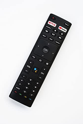 Télécommande pour TV Continental Edison CEQLED43SA21B7 CEQLED50SA20B7 CEQLED55SA20B7 CEQLED58SA20B7 CEQLED58SA220B7 CEQLED65SA20B7 CEQLED70SA21B7 CELED43SAFHD20 CEQLED55SABFB7