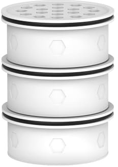 GLACIER FRESH GF-71 Water Filter Cartridge Replacement for GLACIER FRESH Glass Water Filter Jug - Reducing Chlorine, Limescale and Improving Water Taste (3)
