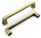 khtumeware 6 Pack 6.25 Inch(160mm) Brushed Antique Brass Cabinet Pulls Kitchen Cabinet Hardware, Furniture Pulls for Bathroom Cupboard Drawer Handles Dresser Pulls