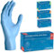 ARNOMED Gants jetables bleu, 200 pièces/boîte, gants nitrile taille S, non poudrés & sans latex, gants jetables, gants disponibles en tailles S, M, L & XL