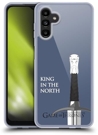 Head Case Designs Offizielle HBO Game of Thrones Longclaw King North Grafiken Gel Handyhülle Hülle [Militärischer Schutzgrad] Kompatibel mit Samsung Galaxy A13 5G (2021)