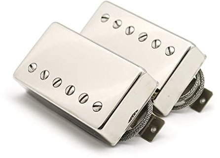 Klassischer Alnico 2 Humbucker-Tonabnehmer Für E-Gitarre, 50/50-mm-Humbucker-Set E-Gitarren-Tonabnehmer