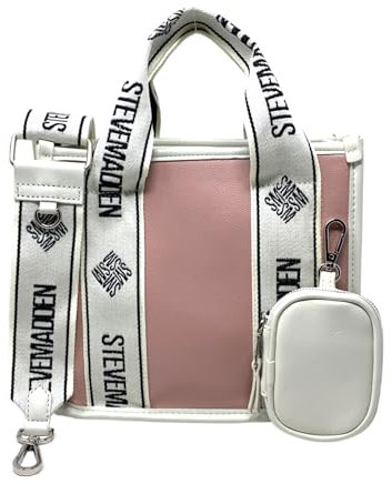 Steve Madden Bwebber-Tasche aus Lackleder, Pinkes Kunstleder, Einheitsgröße