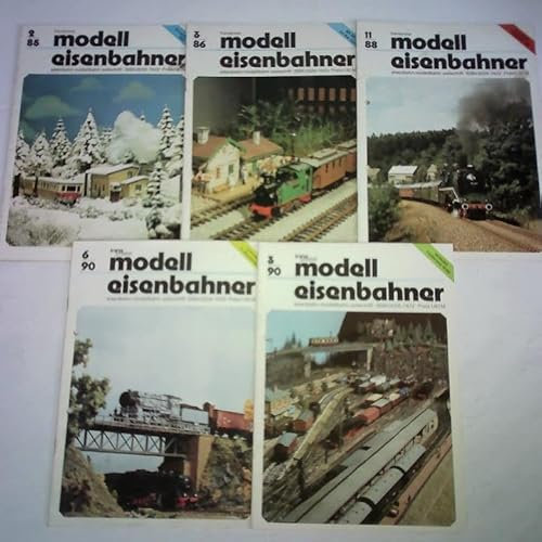 Eisenbahn-Modellbahn-Zeitschrift. 5 Hefte