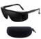 MisFun Laser Schutzbrille, Sicherheitsbrille mit Brillenetui, UV Schutzbrille IPL 190nm-2000nm, Blendschutzbrillen Laser Brille für Schönheit Laser Haarentfernung Rostentfernung Graviermaschinen