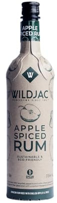Wildjac Apple Spiced Premium Rum - Eco Friendly Sustainable Bottle Part of the Frugalpac Range 70cl 37.5 abv%