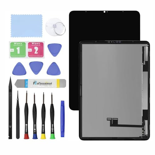 GBOLE Ersatzbildschirm für iPad Pro 11 2021 3. 4. Generation A2377 A2459 A2301 A2460 2022 A2435 A2761 A2762 A2759 OLED LCD Montage und Glas Touch Digitizer Premium Reparaturset mit Werkzeugen