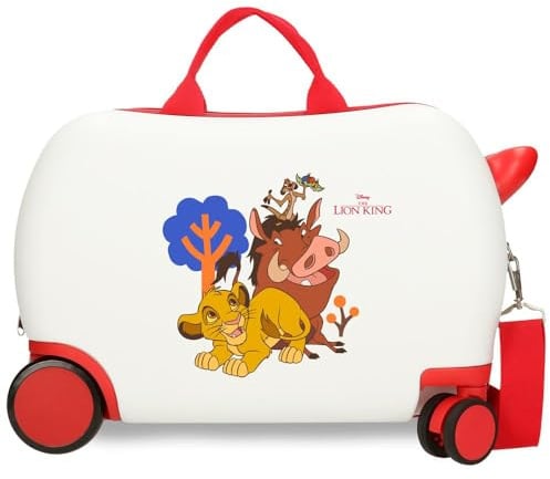 Der Hartschalen-Kinderkoffer „Disney Classics“ mit Zahlenschloss und 4 Rollen ist aus ABS gefertigt, einem stabilen und leichten Material. Von Joumma Bags.