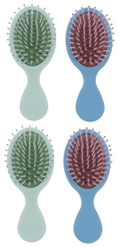 FRCOLOR 4stücke Ergonomische Massagekämme Für Haarstyling Professioneller Haarkamm Mit Kopfhautmassage-funktion Leicht Und Langlebig Für Zuhause Oder Friseursalons Mintgrün