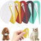 5 Pièces Knotting Comb pour Chat et Chien - Peigne à Nœud Ouvert pour Animal - Coupe Noeud Poil - Couteau de Toilettage pour Enlever les Nœuds
