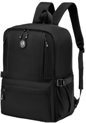 SUCIKORIO 40x30x20cm Wizzair Reiserucksack Handgepäck Flugzeug, Wasserdicht Nylon Travel Rucksack Damen Herren Schulrucksack Laptop Rucksack 15,6 Zoll mit Laptopfach für Reisen, Eurowings, Vueling