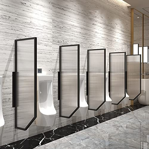 Paquete De 3 Pantallas De Protección De Privacidad Para Urinarios Para Hombres Montadas En La Pared, Baños Públicos Comerciales, Divisores De Urinarios, Divisores De Ambientes Para Inodoros, Marco De