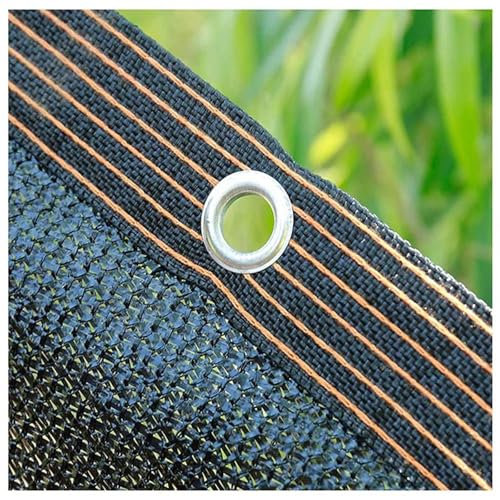 Rete Ombreggiante 6x6 4x10 Vela Ombreggiante Rettangolare Telo Ombreggiante Telo Ombra da Giardino 90% Rete Di Protezione UV per Giardino Esterno Terrazza Tetto,black-3x4m