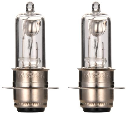 GOOFIT 12V 35W Motorrad Scheinwerfer P15D Birne Ersatz für 50cc 250cc Taotao ATV Moped Scooter