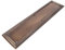 Dart Heavy Cast Brass Door Push Finger Plate - Edged - 308mm x 76mm - Antique Brass
