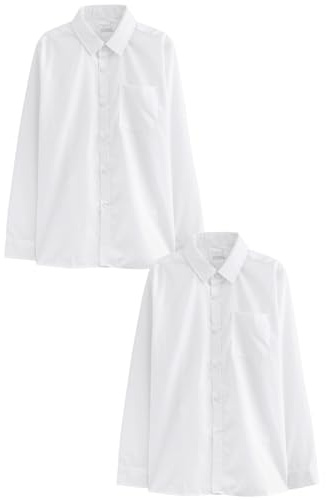 NEXT Jungen Langarmhemden (3-17 Jahre), Standard, 2er-Pack