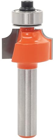 AKYLIN Fraise Quart de Rond à Tige de 8 mm, Rayons des Embouts 4 mm, Fraises à Bords Ronds avec Roulement à Billes Pour Bois