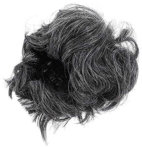 Garneck Elderly Grey Synthetic Wig Für Männer Kurzhaar-perücke Für Kostüme Bühnenaufführungen Und Karneval Lustige Party-perücke Für Großvater-cosplay