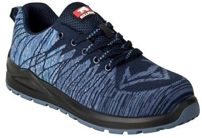 Bullstar Sicherheitsschuh WORXTAR S1P (Farbe taubenblau/marine, Größe 40, Unisex, mit Stahlkappe, atmungsaktiv, rutschhemmend, Arbeitsschuhe, Schutzschuhe) 2658-0-2707-40