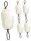SOESFOUFU 5pcs Bath Loofah Exfoliating Skin Cleaning Sponges for Adults Soft and Safe for All Skin Types for Household Use Easy Foaming and Rinsing